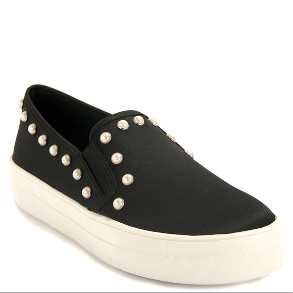 steve madden sneakers with pearls